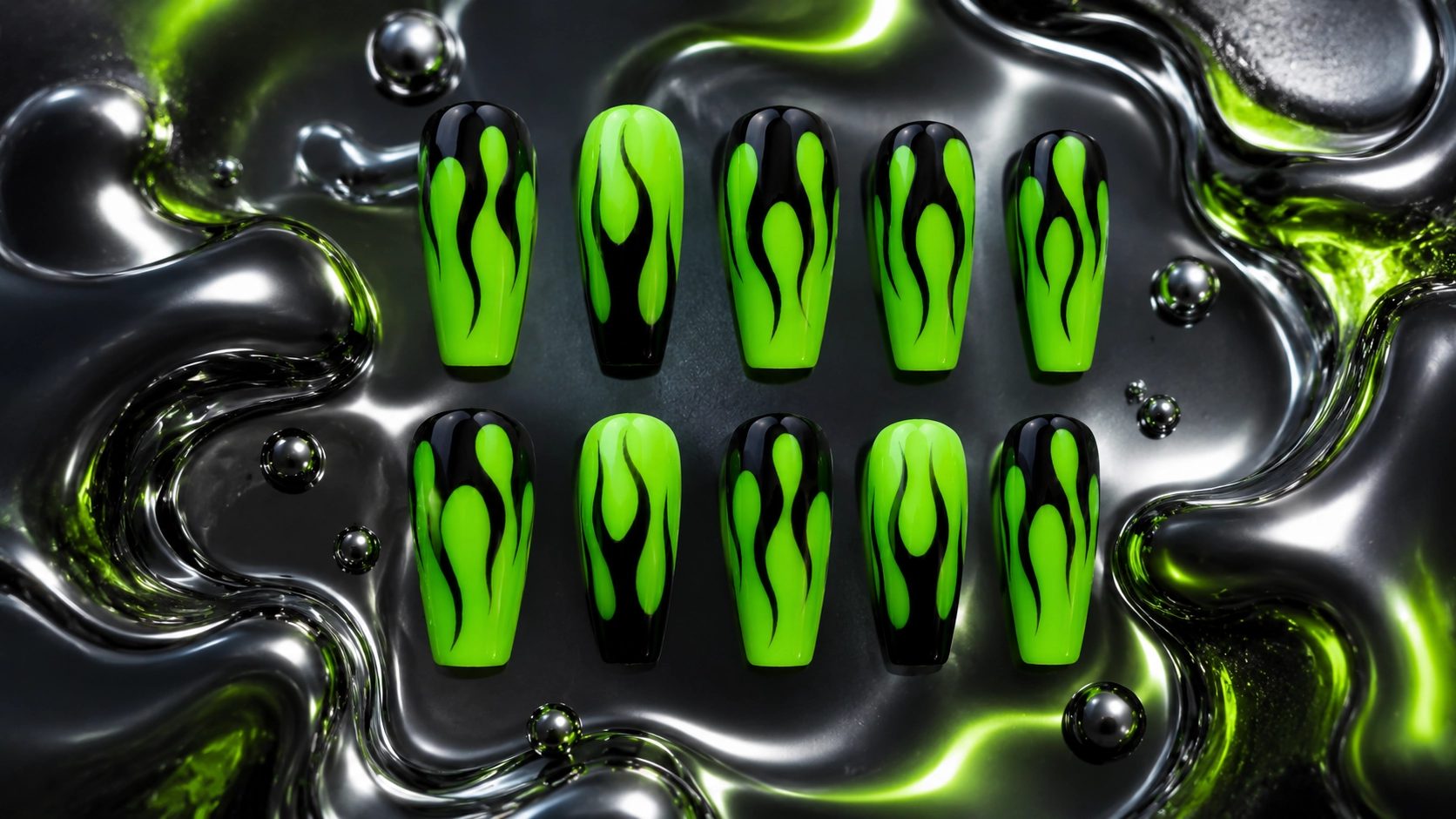 Toxic Neon Flame